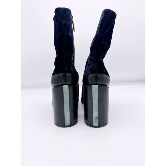 Dear Frances Spirit Boots in Blue Velvet (Size 39) - Picture 9 of 13